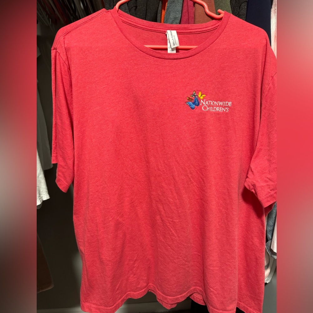 Red nationwide tshirt, rarely worn